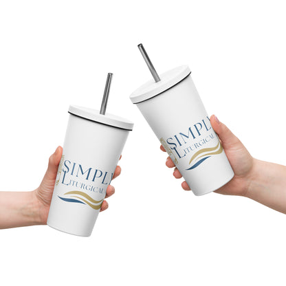 SL - Insulated tumbler with a straw