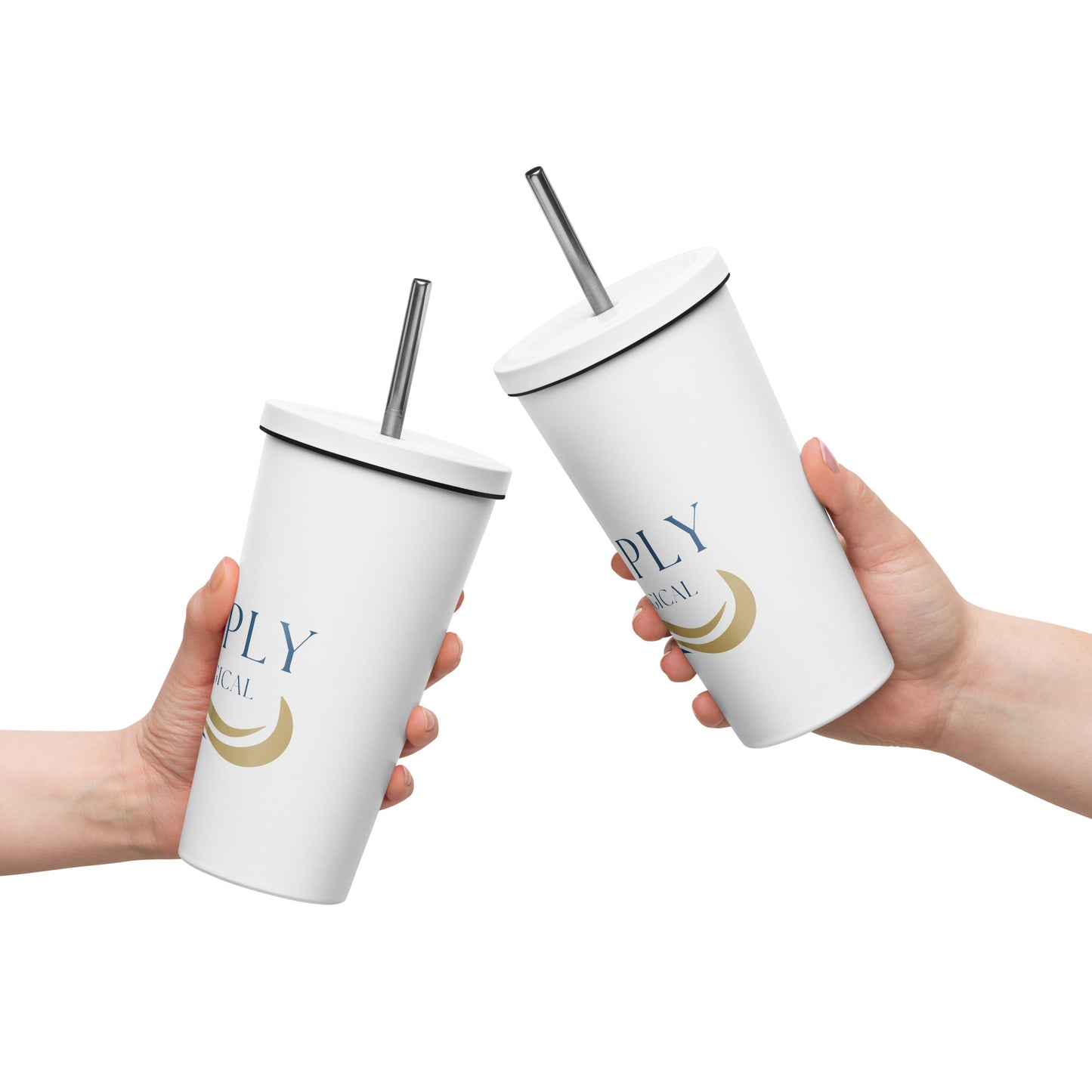 SL - Insulated tumbler with a straw