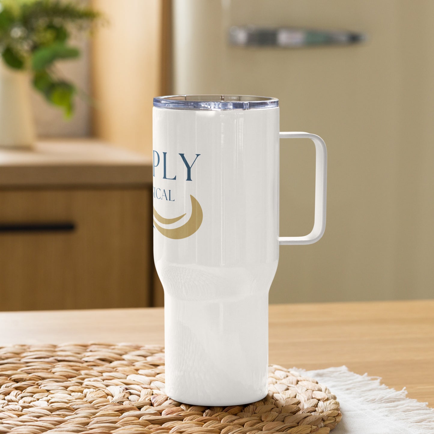 Simply Liturgical - Travel mug with a handle