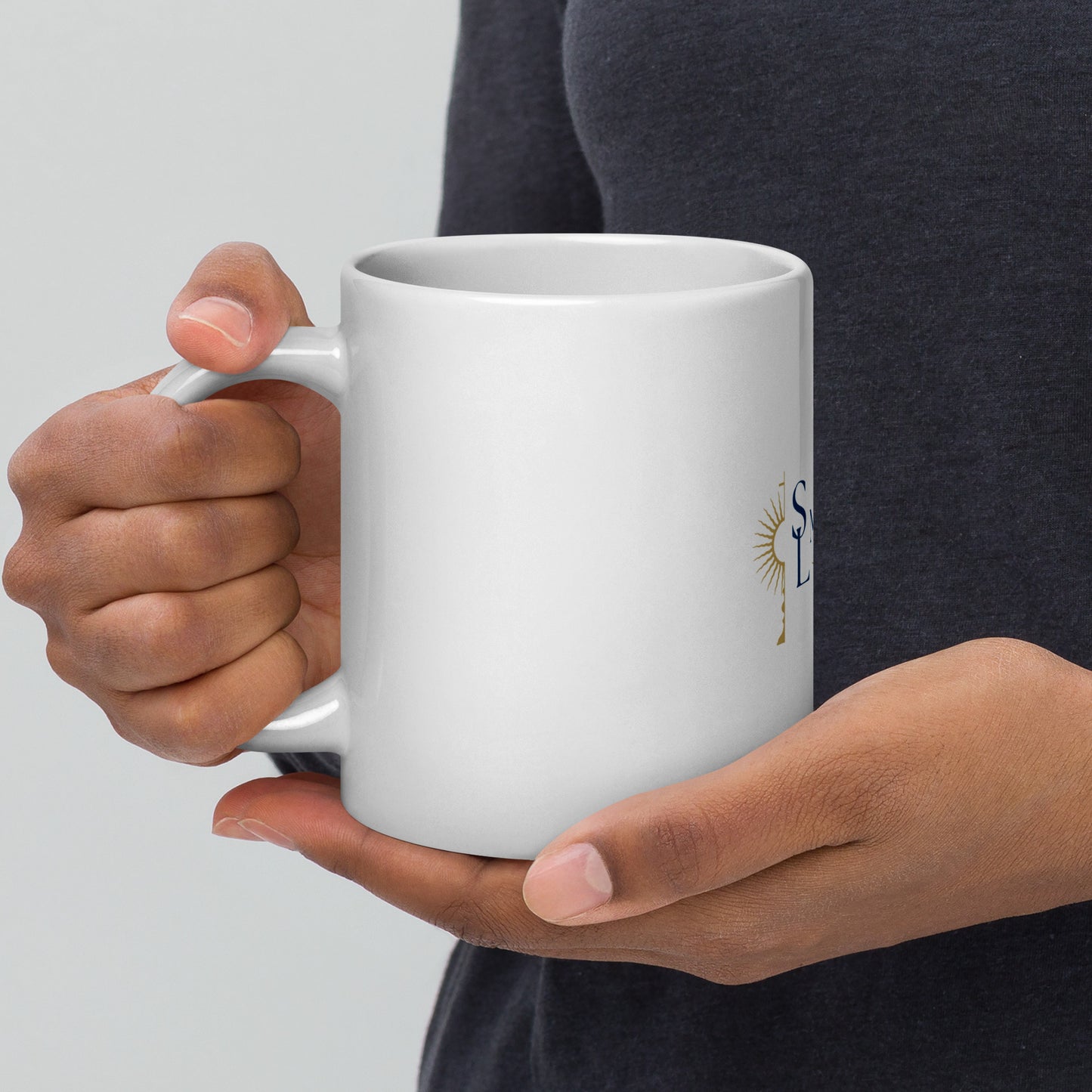 Simply Liturgical White glossy mug